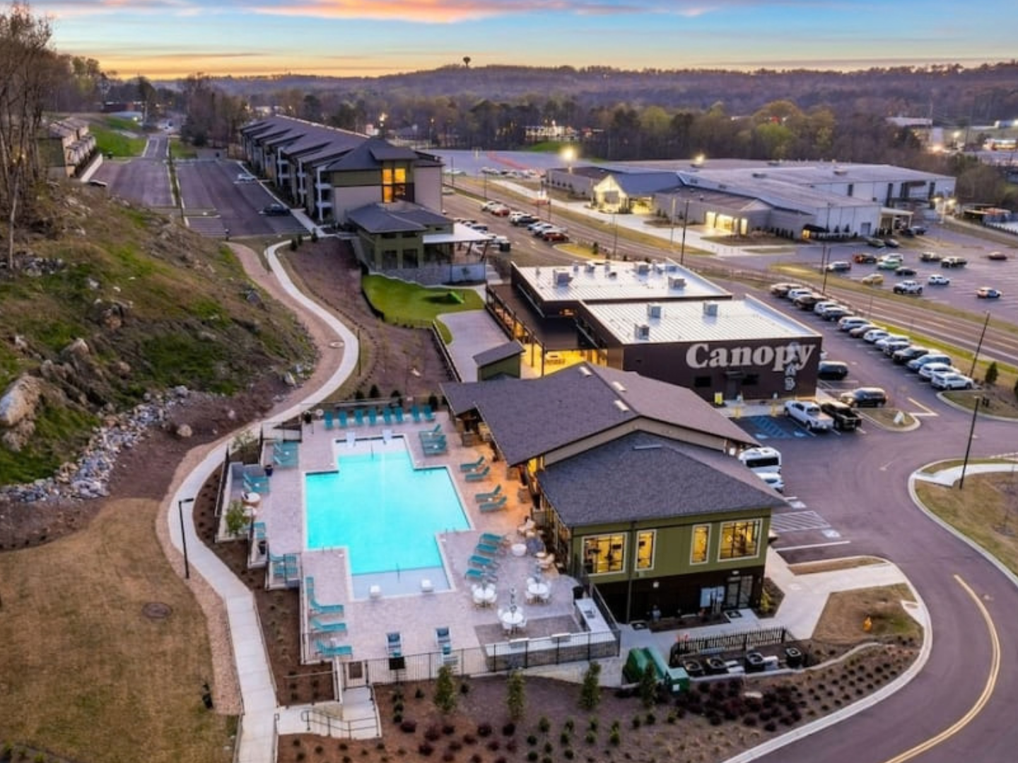 Pool aerial – Canopy